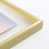 image:imageGolden State Art 11x14 Floating Picture Frame Aluminum Tempered Clear Glass Displays Any Size Photo Up to 11 x 14 for Home or Gallery Decoration Gold 12 PackGold
