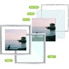 image:imageGolden State Art 11x14 Floating Picture Frame Aluminum Tempered Clear Glass Displays Any Size Photo Up to 11 x 14 for Home or Gallery Decoration Gold 12 PackSilver