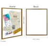 image:imageGolden State Art 11x14 Floating Picture Frame Aluminum Tempered Clear Glass Displays Any Size Photo Up to 11 x 14 for Home or Gallery Decoration Gold 12 PackBronze