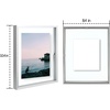 image:imageGolden State Art 11x14 Floating Picture Frame Aluminum Tempered Clear Glass Displays Any Size Photo Up to 11 x 14 for Home or Gallery Decoration Gold 12 PackSilver