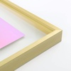 image:imageGolden State Art 11x14 Floating Picture Frame Aluminum Tempered Clear Glass Displays Any Size Photo Up to 11 x 14 for Home or Gallery Decoration Gold 12 PackGold