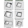 image:imageGolden State Art 11x14 Floating Picture Frame Aluminum Tempered Clear Glass Displays Any Size Photo Up to 11 x 14 for Home or Gallery Decoration Gold 12 PackGold