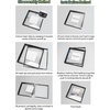 image:imageGolden State Art 11x14 Floating Picture Frame Aluminum Tempered Clear Glass Displays Any Size Photo Up to 11 x 14 for Home or Gallery Decoration Gold 12 PackBronze