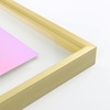 image:imageGolden State Art 11x14 Floating Picture Frame Aluminum Tempered Clear Glass Displays Any Size Photo Up to 11 x 14 for Home or Gallery Decoration Gold 12 PackGold