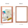 image:imageGolden State Art 11x14 Floating Picture Frame Aluminum Tempered Clear Glass Displays Any Size Photo Up to 11 x 14 for Home or Gallery Decoration Gold 12 PackRose Gold