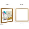 image:imageGolden State Art 11x14 Floating Picture Frame Aluminum Tempered Clear Glass Displays Any Size Photo Up to 11 x 14 for Home or Gallery Decoration Gold 12 PackBronze