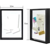 image:imageGolden State Art 11x14 Floating Picture Frame Aluminum Tempered Clear Glass Displays Any Size Photo Up to 11 x 14 for Home or Gallery Decoration Gold 12 PackBlack