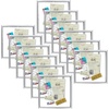 image:imageGolden State Art 11x14 Floating Picture Frame Aluminum Tempered Clear Glass Displays Any Size Photo Up to 11 x 14 for Home or Gallery Decoration Gold 12 PackSilver