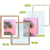 image:imageGolden State Art 11x14 Floating Picture Frame Aluminum Tempered Clear Glass Displays Any Size Photo Up to 11 x 14 for Home or Gallery Decoration Gold 12 PackRose Gold
