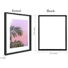 image:imageGolden State Art 11x14 Floating Picture Frame Aluminum Tempered Clear Glass Displays Any Size Photo Up to 11 x 14 for Home or Gallery Decoration Gold 12 PackBlack