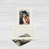 image:imageGolden State Art 25 Pack 4X6 Cardboard Photo Frame Paper Picture Frame Cards with Easel DIY Display Black Gold LiningIvory With Gold Lining