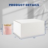image:imageGolden State Art 28 Pack 5x5x5 Shipping Boxes for Coffee Mugs Candles Gifts Mailing Packaging Storage  5x5 Corrugated Cardboard Box WhiteWhite