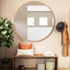 image:imageGolden State Art 36 Gold Round Mirror Aluminum Brass Framed Circle Wall Mounted Large Circular Vanity Hanging Mirror for Bathroom Entryway Living Room Bedroom Decor