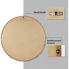 image:imageGolden State Art 36 Gold Round Mirror Aluminum Brass Framed Circle Wall Mounted Large Circular Vanity Hanging Mirror for Bathroom Entryway Living Room Bedroom Decor