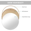image:imageGolden State Art 36 Gold Round Mirror Aluminum Brass Framed Circle Wall Mounted Large Circular Vanity Hanging Mirror for Bathroom Entryway Living Room Bedroom Decor