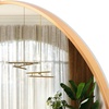 image:imageGolden State Art 36 Gold Round Mirror Aluminum Brass Framed Circle Wall Mounted Large Circular Vanity Hanging Mirror for Bathroom Entryway Living Room Bedroom Decor