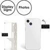 image:imageGolden State Art 5 Inch Self Stick Easel Back 50 Pack White  Cardboard Stand Single Wing Archival Quality Display Posters Pictures Brochures Made in USAWhite