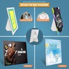 image:imageGolden State Art 5 Inch Self Stick Easel Back 50 Pack White  Cardboard Stand Single Wing Archival Quality Display Posters Pictures Brochures Made in USAWhite