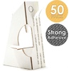 image:imageGolden State Art 5 Inch Self Stick Easel Back 50 Pack White  Cardboard Stand Single Wing Archival Quality Display Posters Pictures Brochures Made in USAWhite