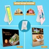 image:imageGolden State Art 5 Inch Self Stick Easel Back 50 Pack White  Cardboard Stand Single Wing Archival Quality Display Posters Pictures Brochures Made in USAWhite