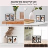 image:imageGolden State Art 8x10 Hinged Metal Frame  Floating Effect for 6x8 or Smaller Photos with Real Glass for Protection  Elegant Desk Decor for Home or Office  Light GoldMatte Black
