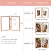 image:imageGolden State Art 8x10 Hinged Metal Frame  Floating Effect for 6x8 or Smaller Photos with Real Glass for Protection  Elegant Desk Decor for Home or Office  Light GoldRose Gold