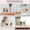 image:imageGolden State Art 8x10 Hinged Metal Frame  Floating Effect for 6x8 or Smaller Photos with Real Glass for Protection  Elegant Desk Decor for Home or Office  Light GoldLight Gold