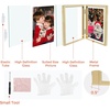 image:imageGolden State Art 8x10 Hinged Metal Frame  Floating Effect for 6x8 or Smaller Photos with Real Glass for Protection  Elegant Desk Decor for Home or Office  Light GoldLight Gold