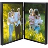 image:imageGolden State Art 8x10 Hinged Metal Frame  Floating Effect for 6x8 or Smaller Photos with Real Glass for Protection  Elegant Desk Decor for Home or Office  Light GoldMatte Black