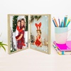 image:imageGolden State Art 8x10 Hinged Metal Frame  Floating Effect for 6x8 or Smaller Photos with Real Glass for Protection  Elegant Desk Decor for Home or Office  Light GoldLight Gold