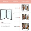 image:imageGolden State Art 8x10 Hinged Metal Frame  Floating Effect for 6x8 or Smaller Photos with Real Glass for Protection  Elegant Desk Decor for Home or Office  Light GoldMatte Black