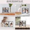 image:imageGolden State Art 8x10 Hinged Metal Frame  Floating Effect for 6x8 or Smaller Photos with Real Glass for Protection  Elegant Desk Decor for Home or Office  Light GoldMatte Black