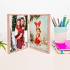 image:imageGolden State Art 8x10 Hinged Metal Frame  Floating Effect for 6x8 or Smaller Photos with Real Glass for Protection  Elegant Desk Decor for Home or Office  Light GoldRose Gold