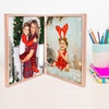 image:imageGolden State Art 8x10 Hinged Metal Frame  Floating Effect for 6x8 or Smaller Photos with Real Glass for Protection  Elegant Desk Decor for Home or Office  Light GoldRose Gold