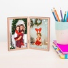 image:imageGolden State Art 8x10 Hinged Metal Frame  Floating Effect for 6x8 or Smaller Photos with Real Glass for Protection  Elegant Desk Decor for Home or Office  Light GoldRose Gold