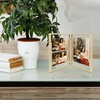 image:imageGolden State Art 8x10 Hinged Metal Frame  Floating Effect for 6x8 or Smaller Photos with Real Glass for Protection  Elegant Desk Decor for Home or Office  Light GoldLight Gold