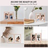 image:imageGolden State Art 8x10 Hinged Metal Frame  Floating Effect for 6x8 or Smaller Photos with Real Glass for Protection  Elegant Desk Decor for Home or Office  Light GoldRose Gold