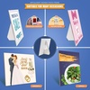 image:imageGolden State Art Cardboard Easel Back 12 Inch White 100 Pack  Self Stick Archival and Acid Free Single Wing Display Signs Pictures Posters and Artwork9 Inch