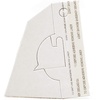 image:imageGolden State Art Cardboard Easel Back 3 Inch White 100 Pack  Self Stick Archival and Acid Free Single Wing Display Signs Pictures Posters and Artwork3 Inch