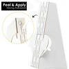 image:imageGolden State Art Cardboard Easel Back 3 Inch White 100 Pack  Self Stick Archival and Acid Free Single Wing Display Signs Pictures Posters and Artwork7 Inch
