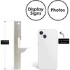 image:imageGolden State Art Cardboard Easel Back 3 Inch White 100 Pack  Self Stick Archival and Acid Free Single Wing Display Signs Pictures Posters and Artwork7 Inch