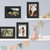 image:imageGolden State Art Pack Of 25 5X7 Paper Picture Frames With Easel Photo Frame Cards Diy Cardboard Black Silver LiningBlack