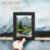 image:imageGolden State Art Pack Of 25 5X7 Paper Picture Frames With Easel Photo Frame Cards Diy Cardboard Black Silver LiningBlack