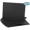 image:imageGolden State Art Pack Of 25 5X7 Paper Picture Frames With Easel Photo Frame Cards Diy Cardboard Black Silver LiningBlack
