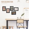 image:imageGolden State Art Pack Of 25 5X7 Paper Picture Frames With Easel Photo Frame Cards Diy Cardboard Black Silver LiningBlack