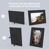 image:imageGolden State Art Pack Of 25 5X7 Paper Picture Frames With Easel Photo Frame Cards Diy Cardboard Black Silver LiningBlack