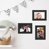 image:imageGolden State Art Pack Of 25 5X7 Paper Picture Frames With Easel Photo Frame Cards Diy Cardboard Black Silver LiningBlack