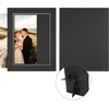 image:imageGolden State Art Pack Of 25 5X7 Paper Picture Frames With Easel Photo Frame Cards Diy Cardboard Black Silver LiningBlackGold Lining