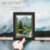 image:imageGolden State Art Pack Of 25 5X7 Paper Picture Frames With Easel Photo Frame Cards Diy Cardboard Black Silver LiningBlackGold Lining