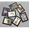 image:imageGolden State Art Pack Of 25 5X7 Paper Picture Frames With Easel Photo Frame Cards Diy Cardboard Black Silver LiningBlackSilver Lining